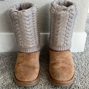Ugg Tall with Sweater Sz 9